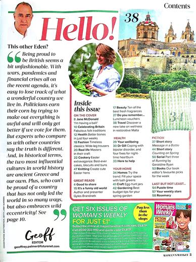 Woman's Weekly (UK) Inhaltsverzeichnis