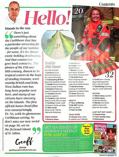 Woman's Weekly (UK) Inhaltsverzeichnis