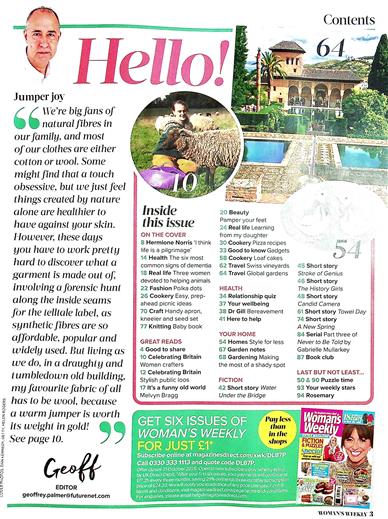 Woman's Weekly (UK) Inhaltsverzeichnis