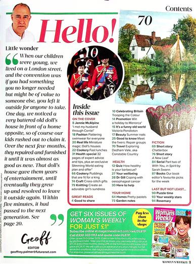 Woman's Weekly (UK) Inhaltsverzeichnis