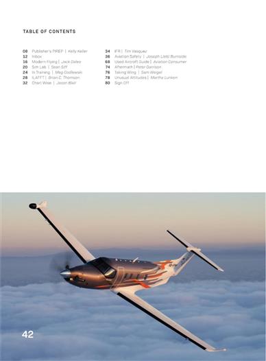 Flying Inhaltsverzeichnis