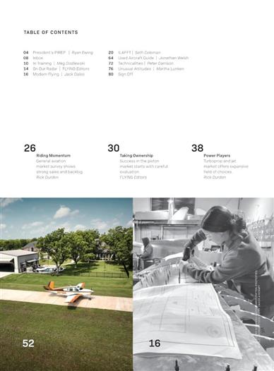 Flying Inhaltsverzeichnis