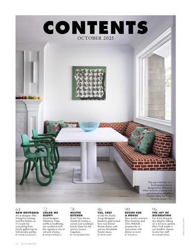 Elle Decor (US) Inhaltsverzeichnis