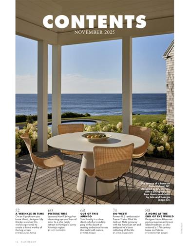 Elle Decor (US) Inhaltsverzeichnis