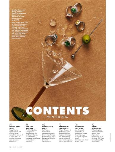 Elle Decor (US) Inhaltsverzeichnis