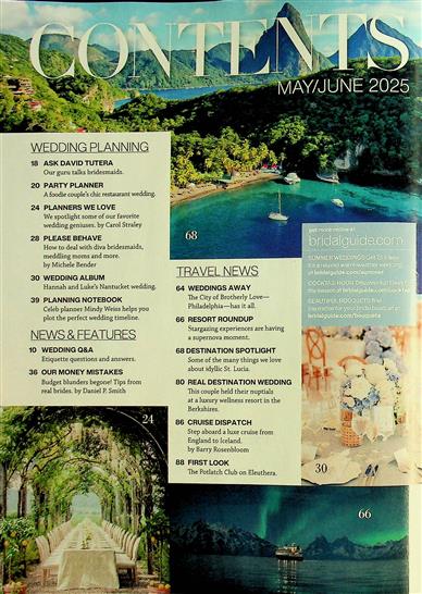 Bridal Guide Inhaltsverzeichnis