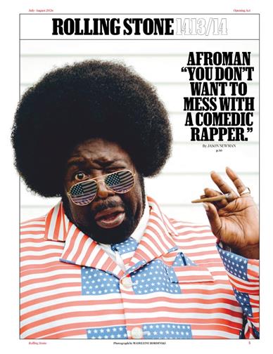 Rolling Stone US Inhaltsverzeichnis