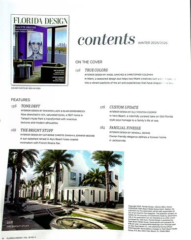 Florida Design Inhaltsverzeichnis