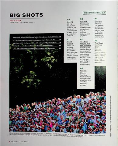 Golf Magazine (US) Inhaltsverzeichnis