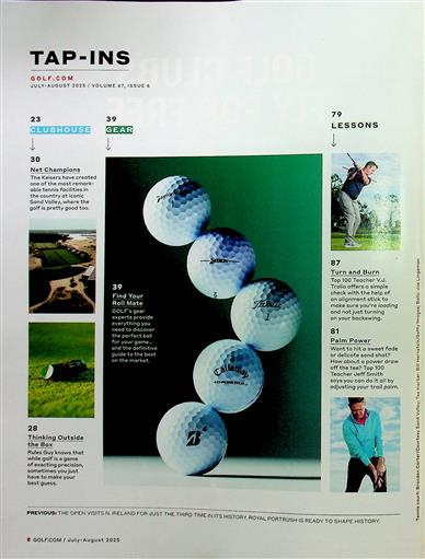 Golf Magazine (US) Inhaltsverzeichnis