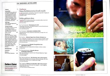 Gehirn & Geist Inhaltsverzeichnis