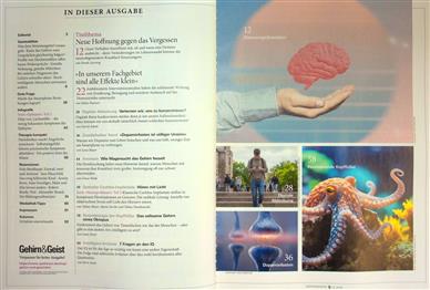 Gehirn & Geist Inhaltsverzeichnis