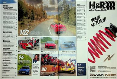 Auto Bild sportscars Inhaltsverzeichnis