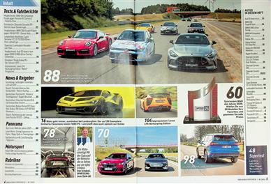 Auto Bild sportscars Inhaltsverzeichnis