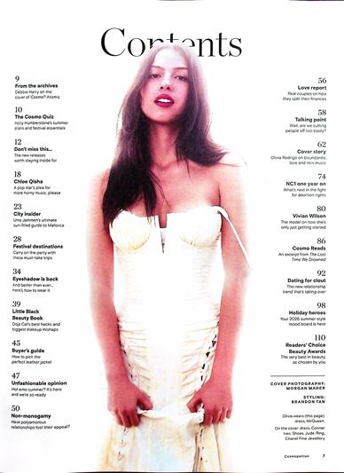 Cosmopolitan (UK) Inhaltsverzeichnis