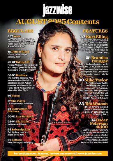 Jazzwise Inhaltsverzeichnis