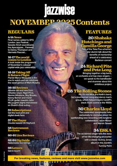 Jazzwise Inhaltsverzeichnis