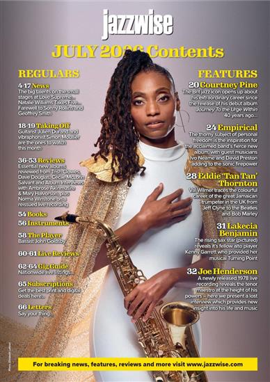 Jazzwise Inhaltsverzeichnis