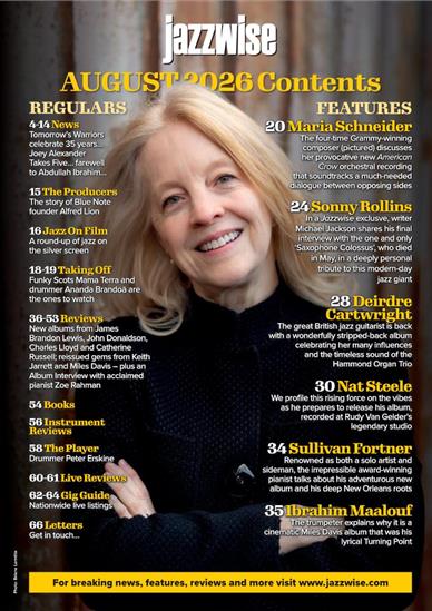 Jazzwise Inhaltsverzeichnis