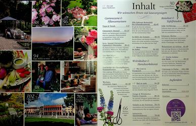 Garten & Wohnen Träume Inhaltsverzeichnis