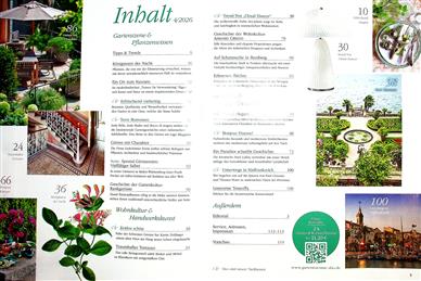 Garten & Wohnen Träume Inhaltsverzeichnis