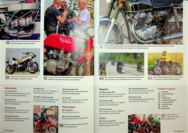 Klassik Motorrad Inhaltsverzeichnis