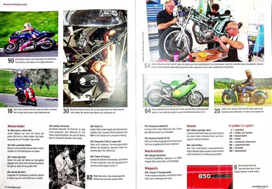 Klassik Motorrad Inhaltsverzeichnis