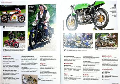 Klassik Motorrad Inhaltsverzeichnis