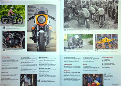 Klassik Motorrad Inhaltsverzeichnis