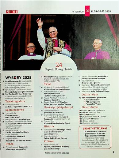 Polityka Inhaltsverzeichnis
