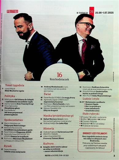 Polityka Inhaltsverzeichnis