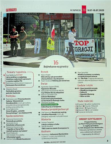 Polityka Inhaltsverzeichnis