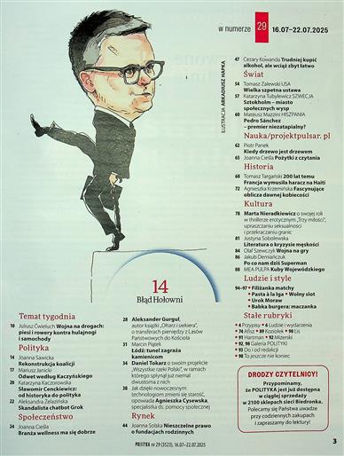 Polityka Inhaltsverzeichnis