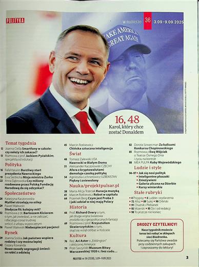 Polityka Inhaltsverzeichnis
