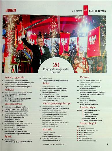 Polityka Inhaltsverzeichnis