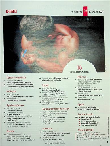 Polityka Inhaltsverzeichnis