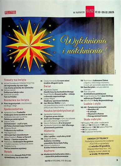 Polityka Inhaltsverzeichnis