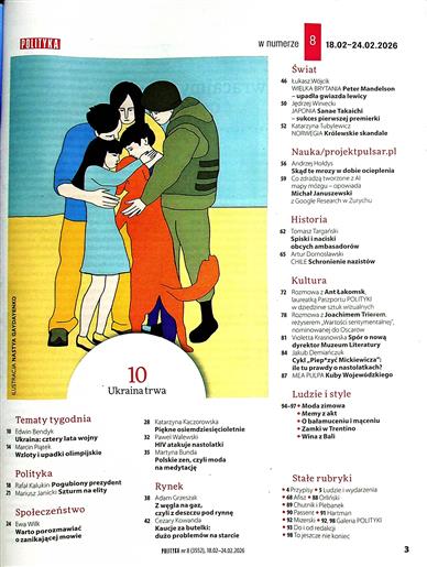 Polityka Inhaltsverzeichnis