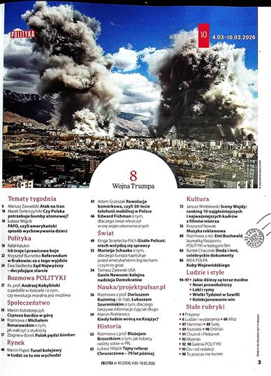 Polityka Inhaltsverzeichnis