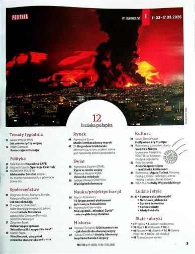 Polityka Inhaltsverzeichnis