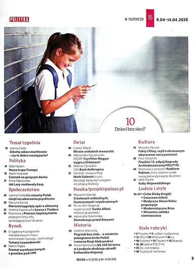 Polityka Inhaltsverzeichnis