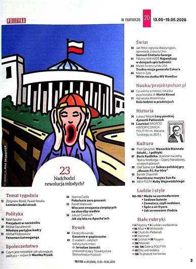 Polityka Inhaltsverzeichnis