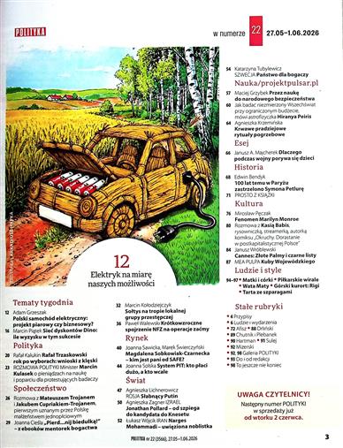 Polityka Inhaltsverzeichnis