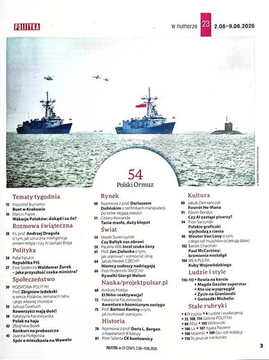 Polityka Inhaltsverzeichnis