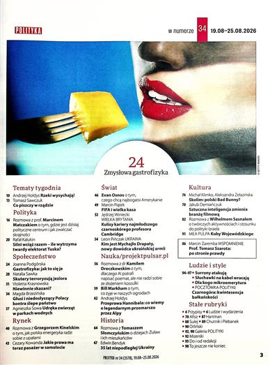 Polityka Inhaltsverzeichnis