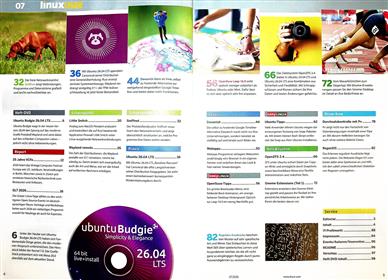 Linux User DVD Inhaltsverzeichnis