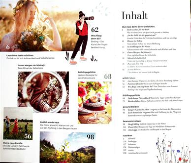 Bewußter Leben Inhaltsverzeichnis