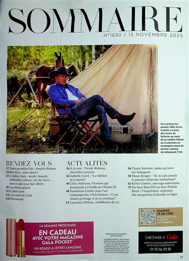 Gala Frankreich Inhaltsverzeichnis