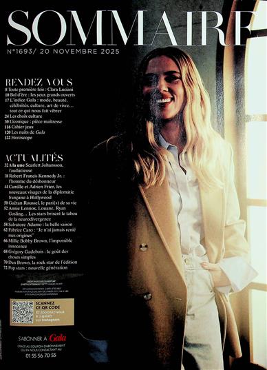 Gala Frankreich Inhaltsverzeichnis