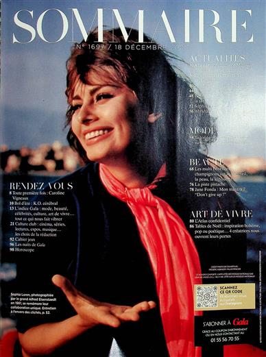 Gala Frankreich Inhaltsverzeichnis